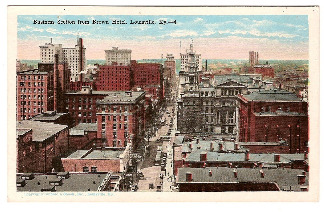 Two 1920s Postcard Views of Louisville Kentucky