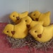 Easter Baby Chicks Set of 5