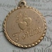 French Je t'aime Small Charms Set of 4 Brass