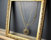 Framed Letter Necklace