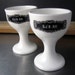 2 Custom Eggcups