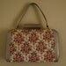 RESERVED for Robyn Vintage 40s 50s Floral Tapestry Purse