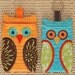Owl Zipper Cases Machine Embroidery Design File