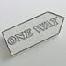 1969 Milton Bradley "ONE WAY" Puzzle Game