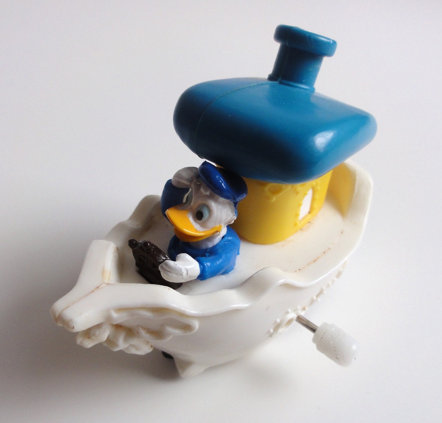 Donald Duck Tug Boat Windup Toy