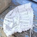 1900 Victorian handmade crochet baby bonnet
