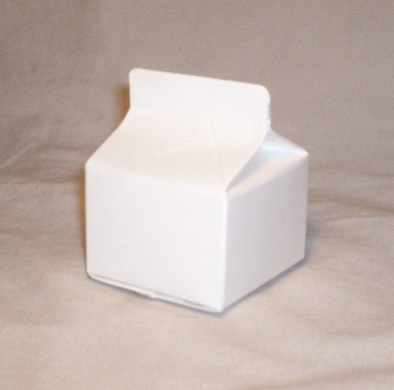 4 oz Milk Dairy Cartons Bath Salt Product Containers 48
