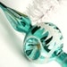 AQUA Retro Tree Topper ...............Vintage Romanian Glass by Commodore