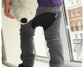KIDS TROUSERS - PDF e pattern - Monkey Spats / leggings - 2y