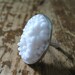 SALE Vintage Japanese Floral Glass Ring oval