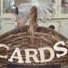 Rustic Wedding Card Basket-Large with Wooden Letters