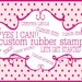 Custom Rubber Stamp --1999