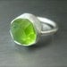 Custom order for Dixie. Raw Aquamarine Secret Love Ring.