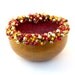 RESERVED For Debbi- KIT- Beaded Elegance Mini Bowl Gourd Red & Red, Gold Bead Mix