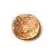 Mini Pottery Dish Cinnamon Brown Peach Nougat Stoneware Ring Pill Dish