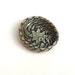 Coiled Basket Fragrant Sweetgrass Miniature Ring Dish Basket with Green Orange Ceramic Center