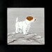 Jack Russell Painting Original Acrylic 4 x 4