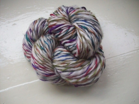 Luxury handspun  Brights by SpinningStreak on Etsy