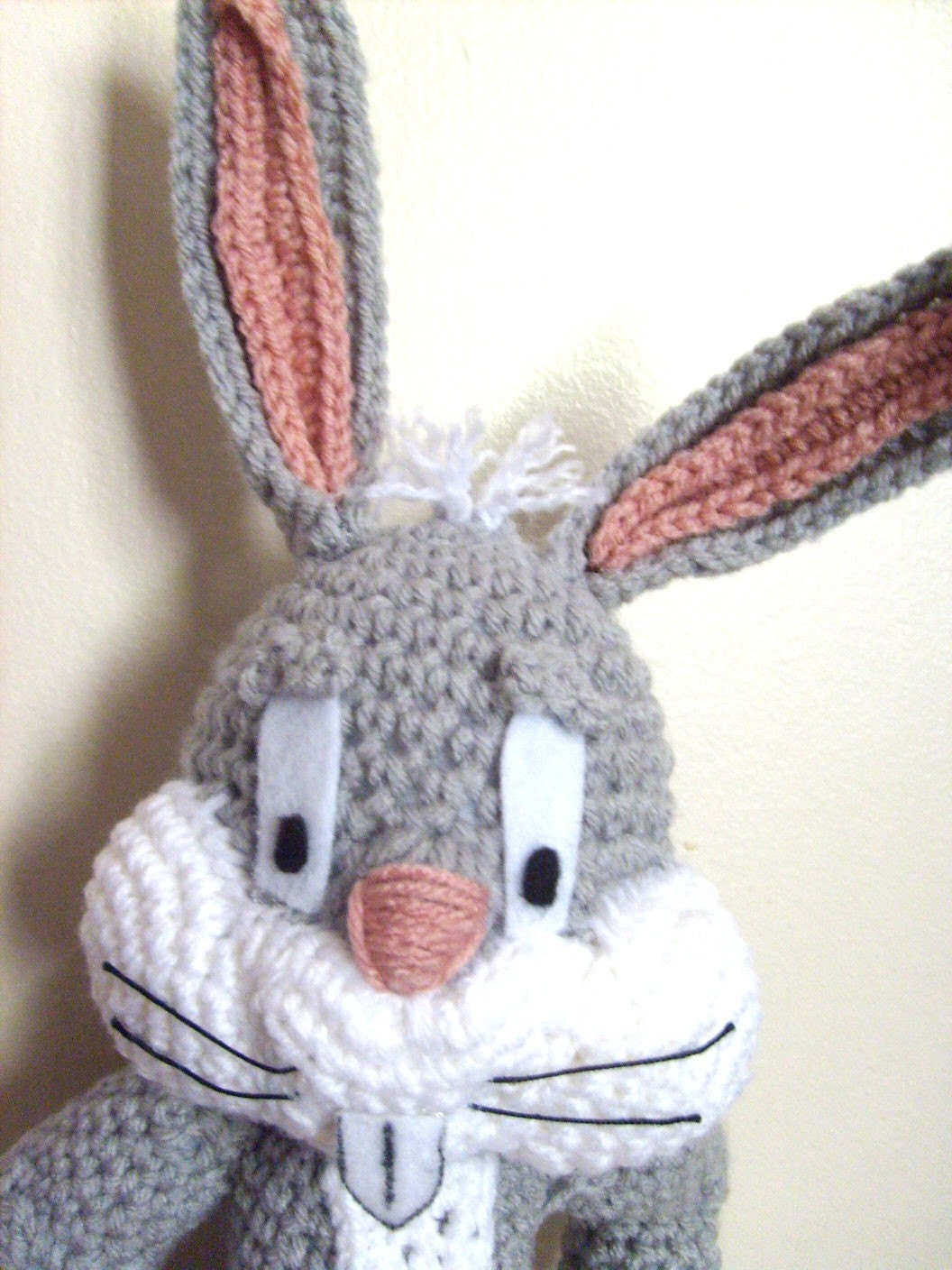 WHATS UP DOC BUGS BUNNY CROCHET BUNNY RABBIT 25 PERCENT