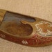 Vintage Enameled Brass Shoe Ashtray India