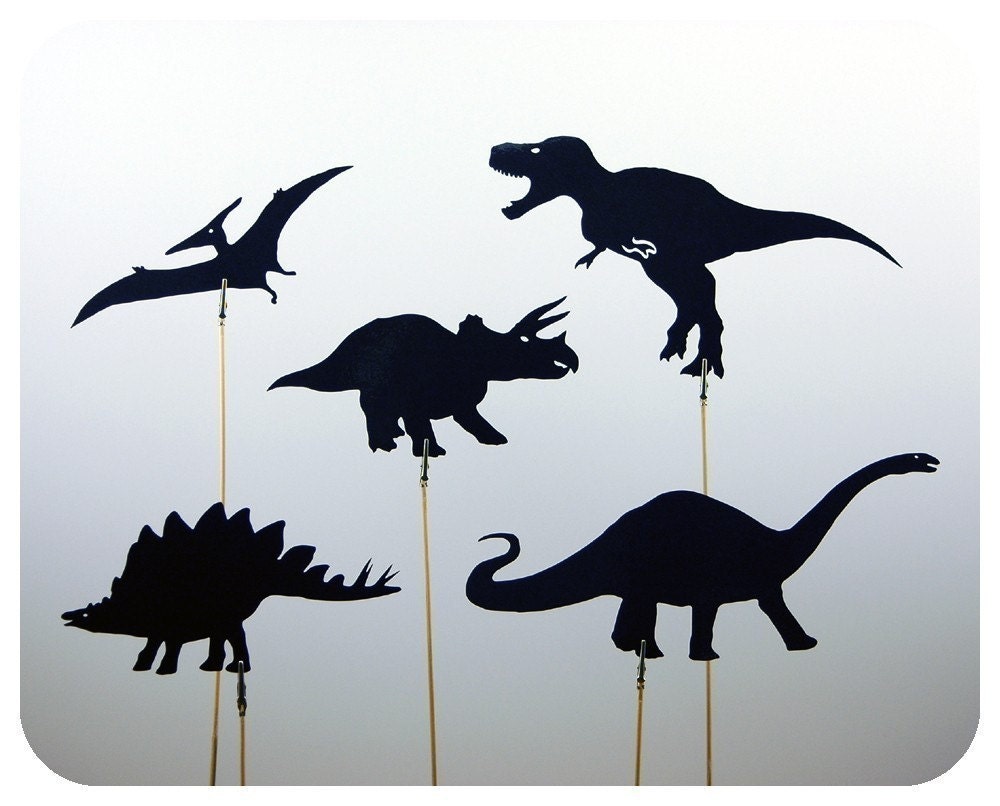 Dinosaur Favorites Shadow Puppet Set