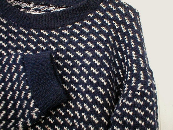 L.L. Bean Norwegian nordic wool sweater vintage 70s 80s