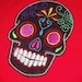 Day of the Dead, Sugar Skull EMBROIDERED patch 8