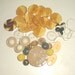 Hand Carved Applejuice Bakelite Button LOT plus 30s Celluloid buttons MORE
