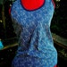 Vintage Tank Top Jaquard Knit with Bambi in the Weave TRUE vintage NOT retro Sz 34 36 Kawai Summer Top