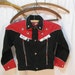 Childrens Cowboy jacket vintage 50s Silver fringe