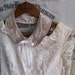Satin Beaded collar Silk 40s rhinestones pearls and a bow tie Necklace