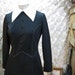 White Collar dress vintage 60s Schoolgirl Wednesday Addams dress