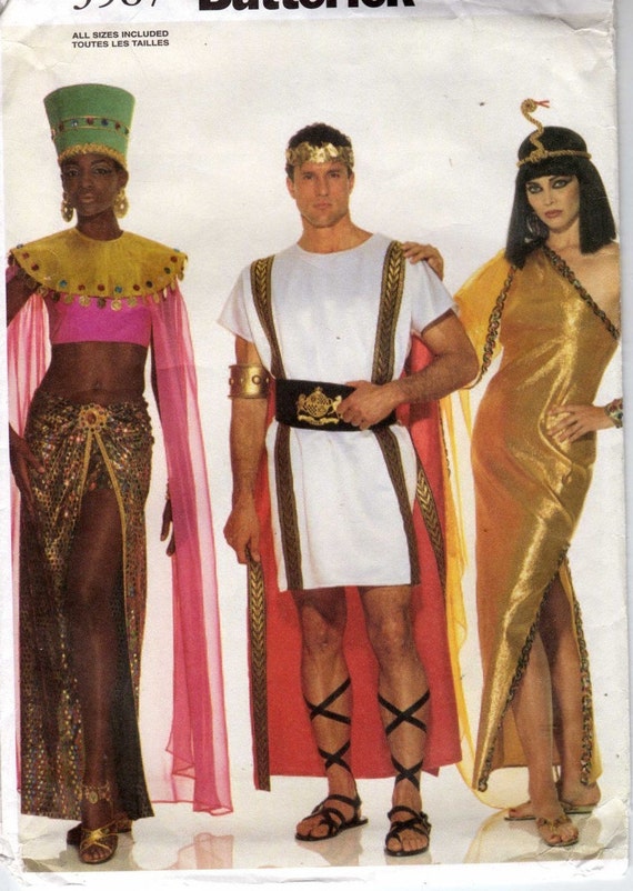 Costume Pattern 3587 Cleopatra Caesar Nefertiti Adult Xs Xl