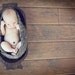 Knit Photography Prop Baby Nest Cocoon