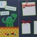 ROAR dinosaur 12x12 Premade Scrapbook Pages