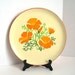 Vintage Serving Tray California Poppies Hard Plastic Japan
