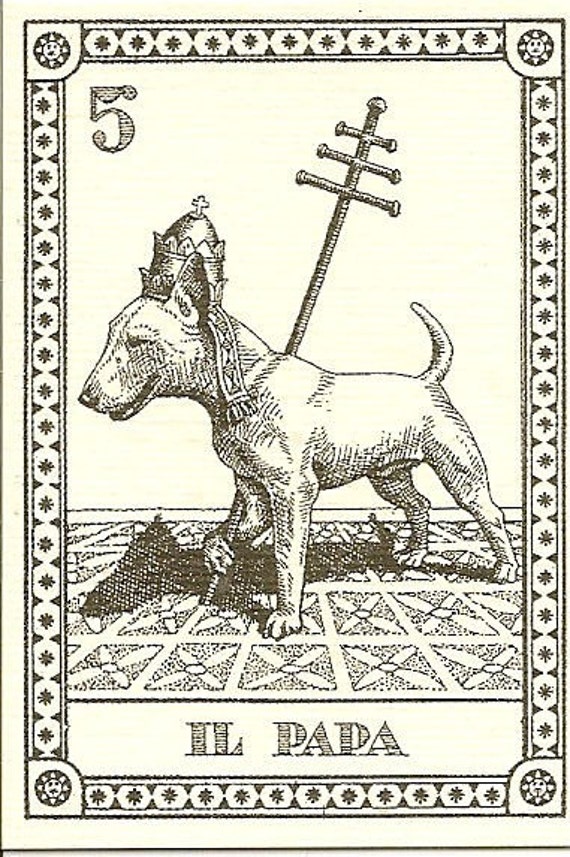 Tarot I Cani Four Dog Tarot Cards Beautiful Ephemera for