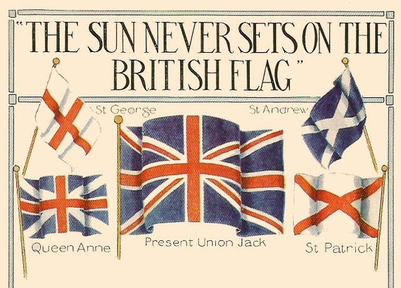 The sun never sets on the British