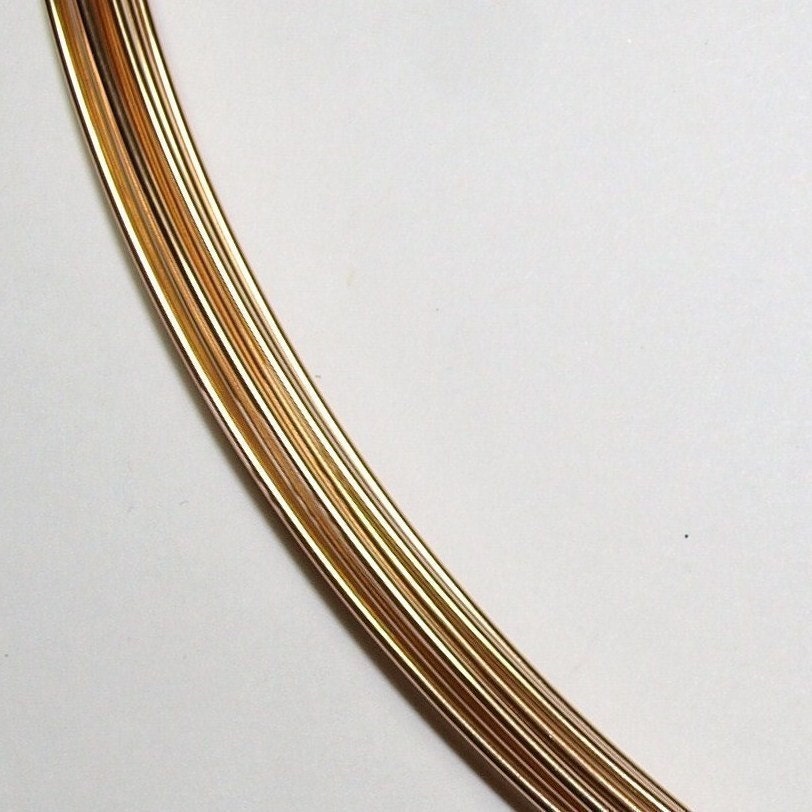 Remnant 22 ga. 2.5 ft. 14kt GOLD FILLED Wire by lannasjewelry
