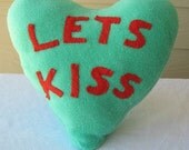 conversation heart plush