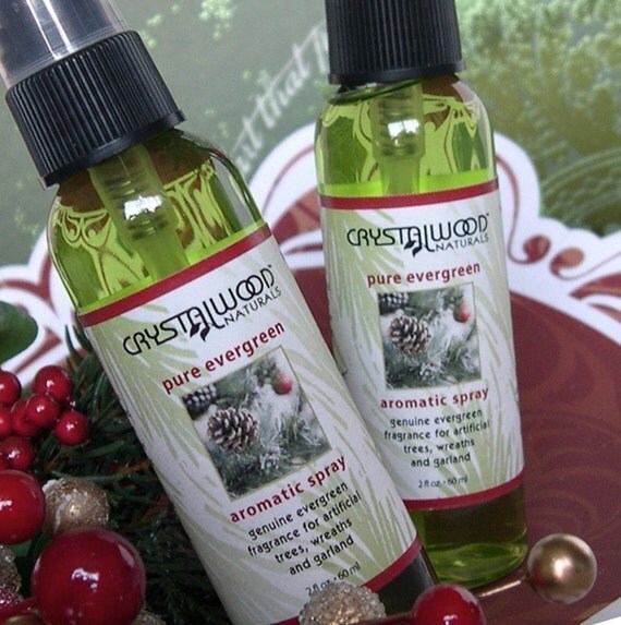 PURE EVERGREEN Holiday FRAGRANCE SPRAY with Natural Essential