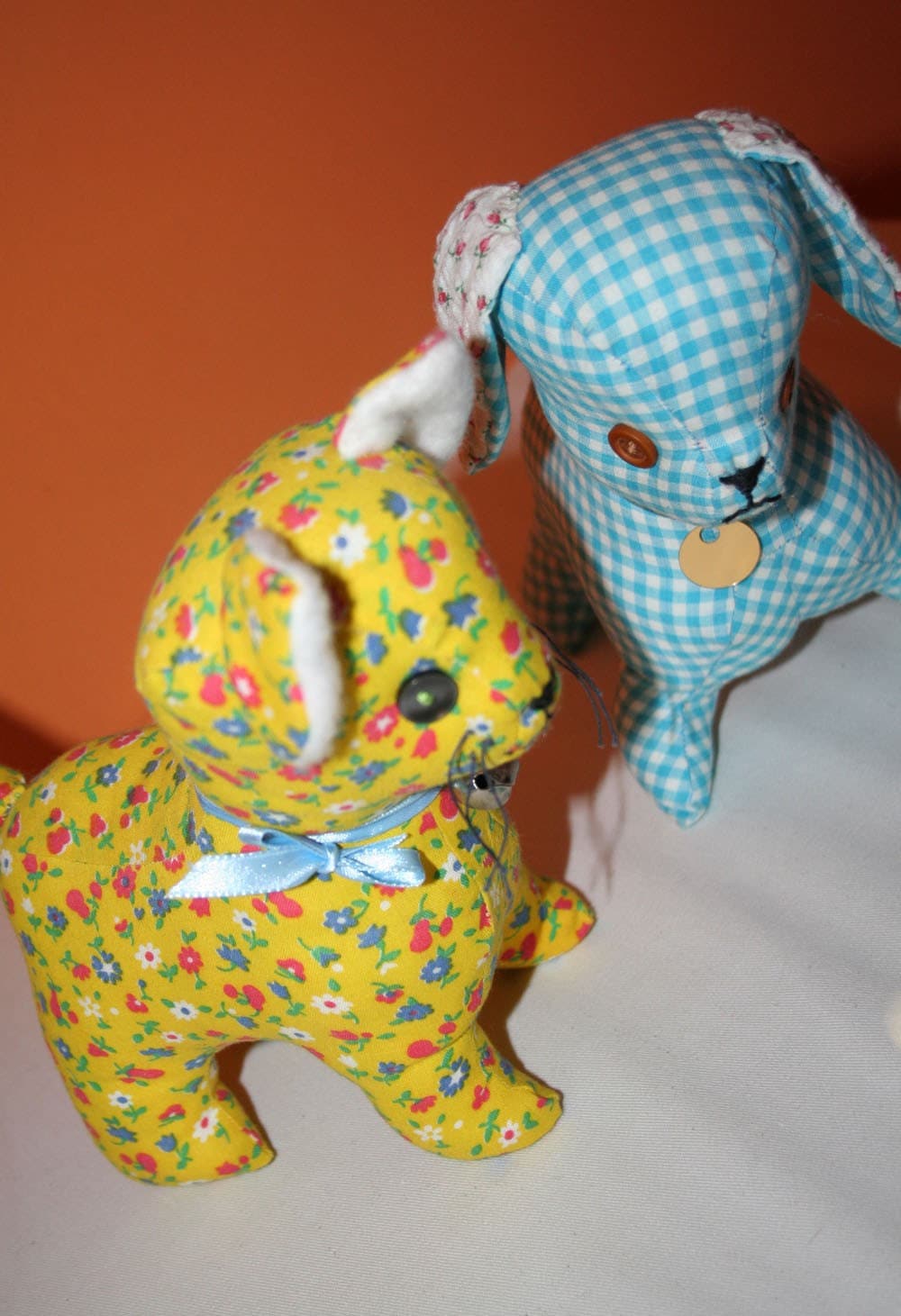 The Duel Calico Cat and Gingham Dog