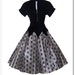 Vintage 50s Rhinestones Glitter Sparkle Party Dress XS