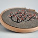 Root Tree IV - mixed media embroidery art