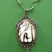 Autumn Kiss Necklace, pendant on chain
