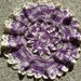 Purple,Cream, Variegated, 12 Inch ,Star, Doily,Gift