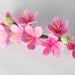 Pink Cherry Blossom Hair Comb