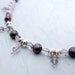 Lilac Pearl and Amethyst Handmade Silver Necklace Minimalist jewelry