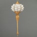 Ornament, Sputnik Sea Urchin, Yew Wood (OR23)