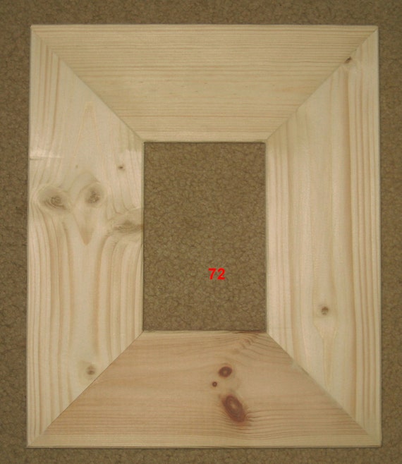 4x6 unfinished wood picture frame in wide 3.5 inch moulding